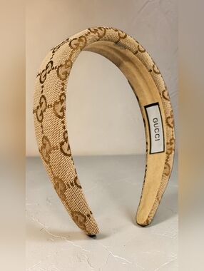 Tan And Brown Padded Headband